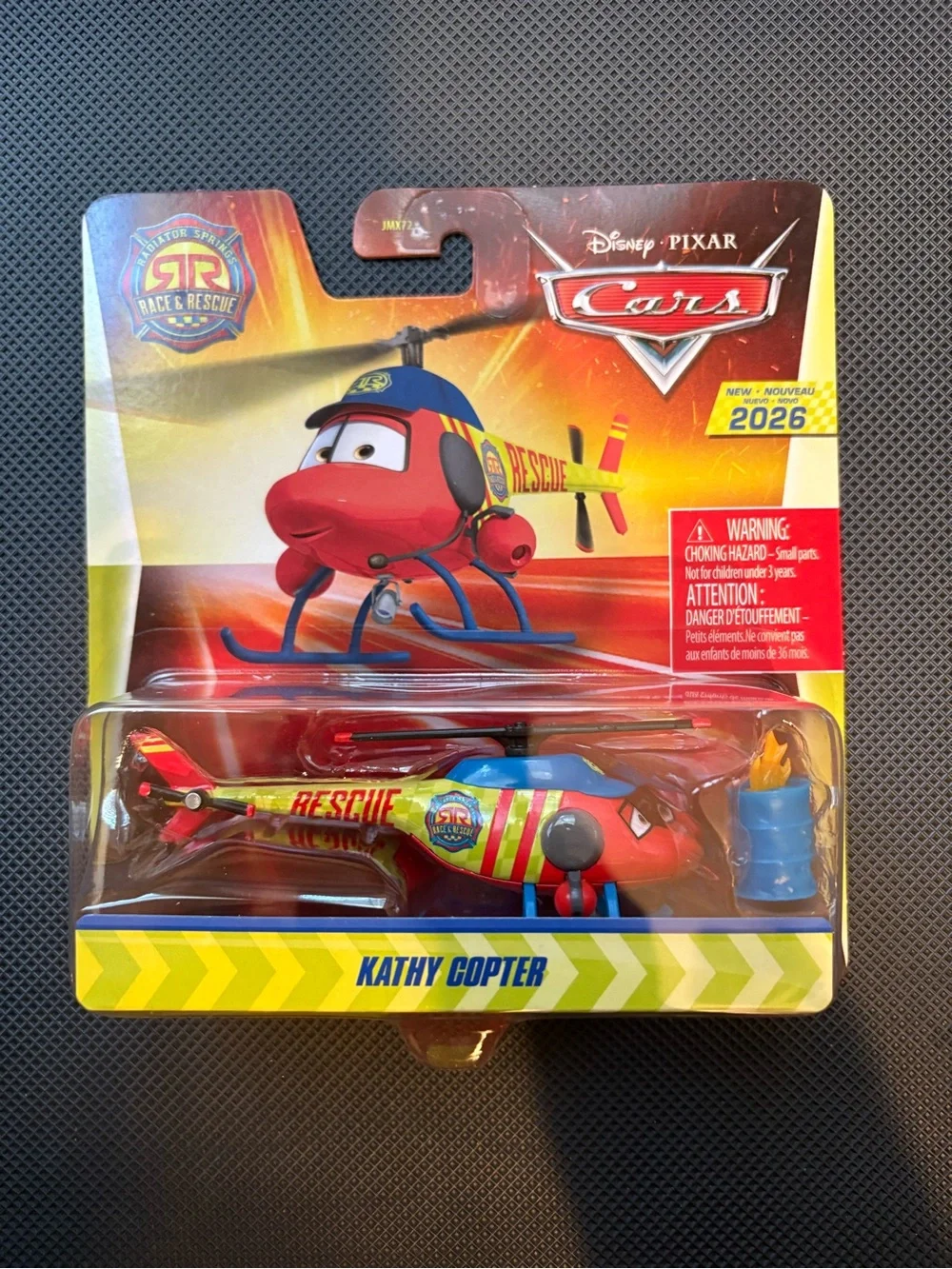 Disney Pixar Cars Red Rescue Vehicle Toy Set - Mater & Kathy Copter 2026